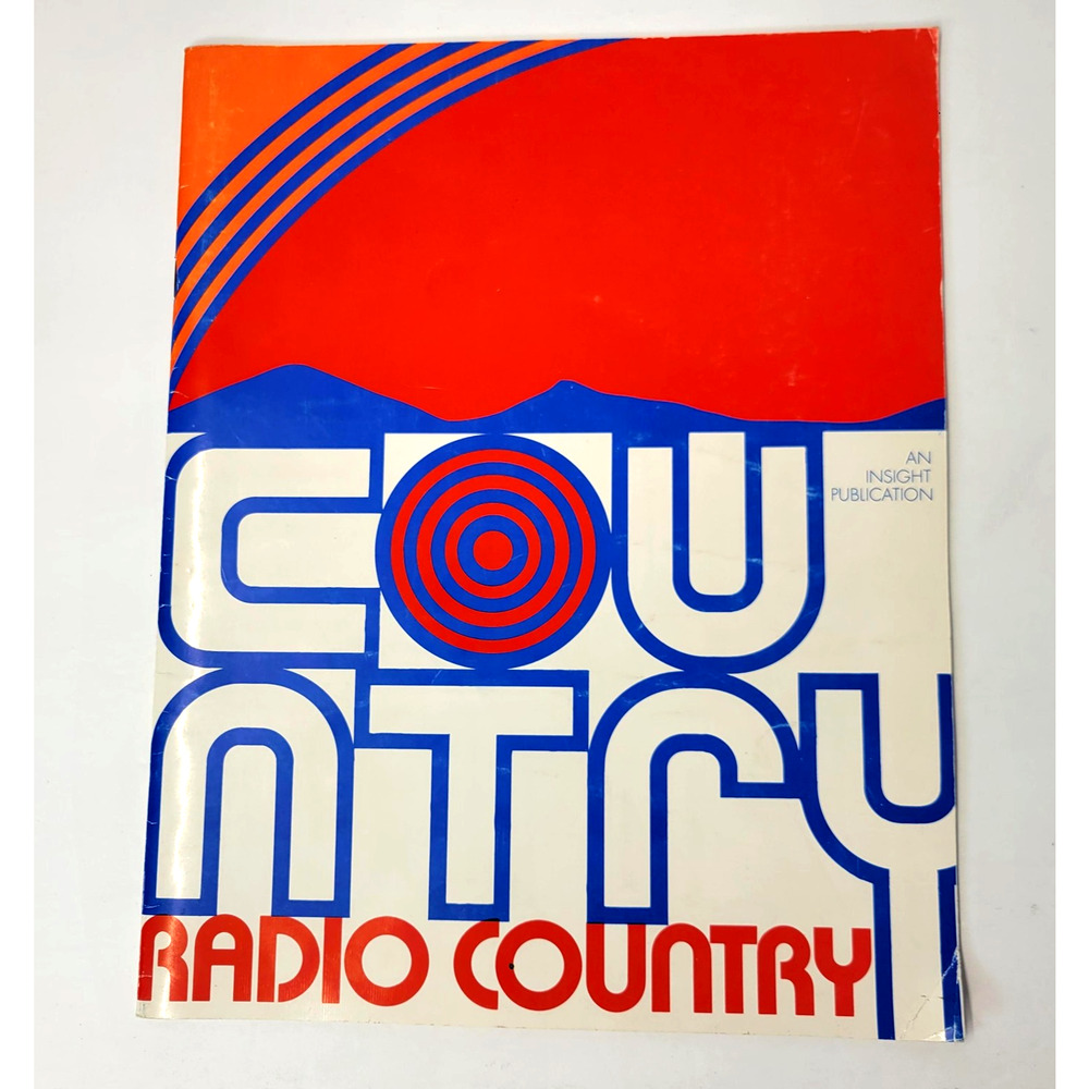 Vintage Radio Country Catalog Columbia Records Red‎ Blue Country Music Softcover